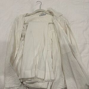 Abercrombie Cream Linen Shirt and Pant Set